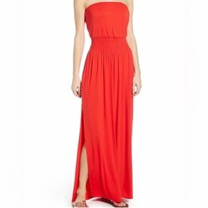 NWOT BP Maxi strapless dress size small
